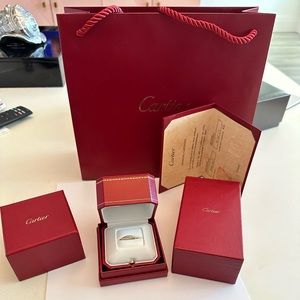 Cartier wedding band 18 karat gold size 50 - US 5.25